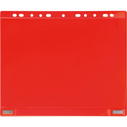 Tarifold pochette perforée, double face magnétique, rouge, paquet de 5 pièces