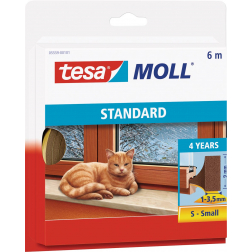 Tesa Moll Standard coupe-vent I-profil, 6 m, brun