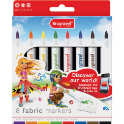 Feutres textile 8 pièces