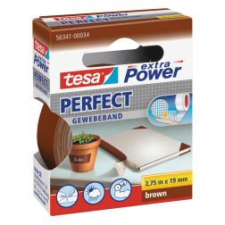 Tesa Extra Power Perfect, ft 19 mm x 2,75 m, brun
