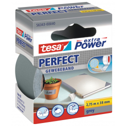 Tesa Extra Power Perfect, ft 38 mm x 2,75 m, gris