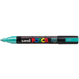Uni POSCA marqueur peinture PC-5M, 1,8 - 2,5 mm, vert métal