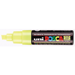 Uni POSCA marqueur peinture PC-8K, 8 mm, jaune fluo