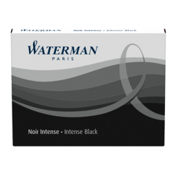 Waterman cartouches d'encre noir 6X