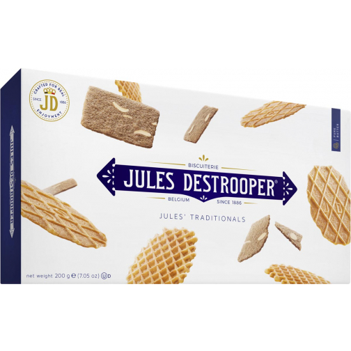 Jules Destrooper biscuits, Jules' Traditionals, boîte de 200 g