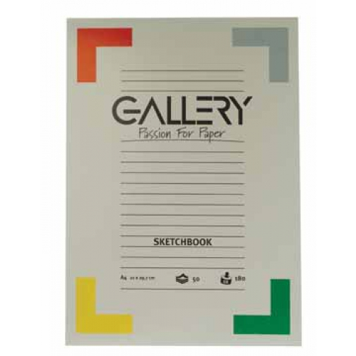 Gallery bloc de croquis ft 21 x 29,7 cm (A4)