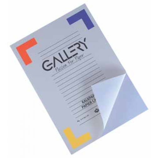 Gallery papier calque ft 21 x 29,7 cm (A4), bloc de 50 feuilles