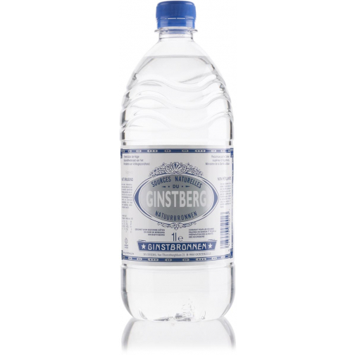 Ginstberg eau minérale naturelle, non pétillante, bouteille de 1 l, paquet de 6 pièces