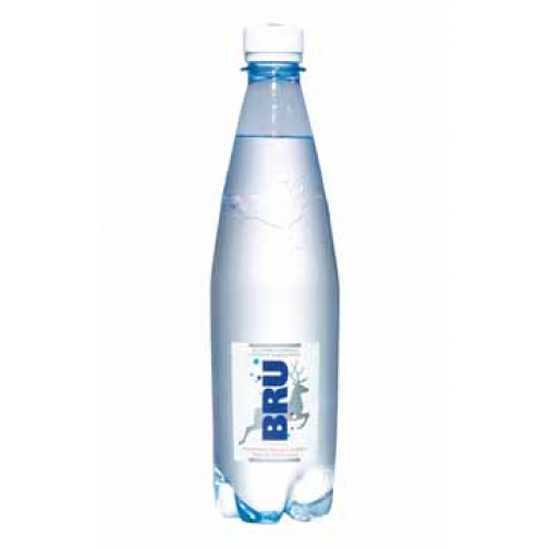 Bru eau légèrement pétillante, bouteille de 50 cl, paquet de 24 pièces