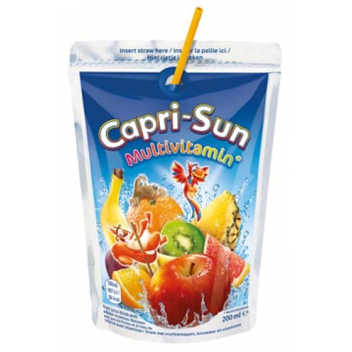 Capri-Sun jus de fruits Multivitamin, poche de 200 ml, paquet de 10 pièces
