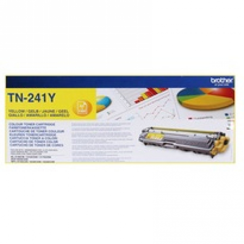 Brother Kit toner jaune - 1400 pages - TN241Y