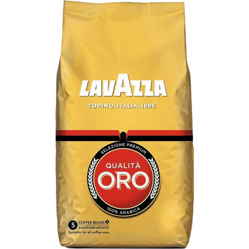 Lavazza café en grains qualita oro, sac de 1 kg