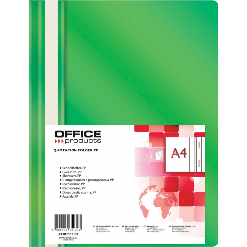 OFFICE products farde à devis, vert
