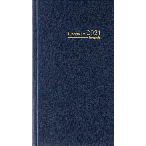 Brepols agenda Interplan Lima, bleu 2026