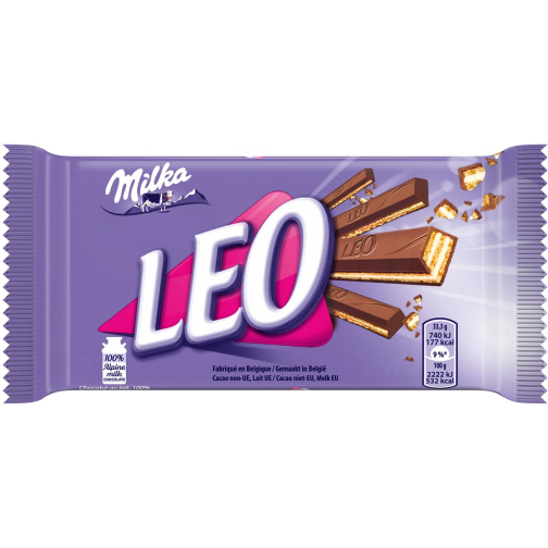 Milka Leo barre de chocolat au lait, 33 g