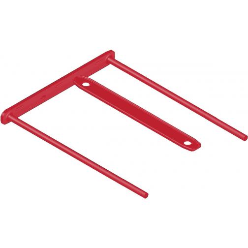 Bankers Box relieur D-clip, boîte de 100 pièces, rouge