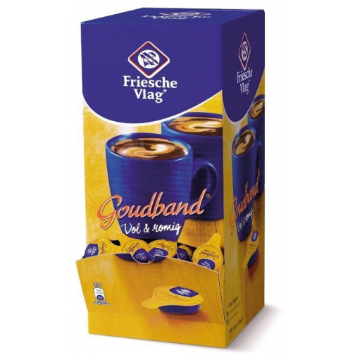 Friesche Vlag Goudband lait concentré, coupes de 7 ml, boîte de 200 pièces