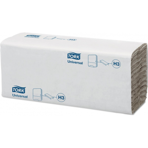 Tork Universal essuie-mains en papier, 1 pli 192 feuilles, système H3, blanc, paquet de 24 pièces