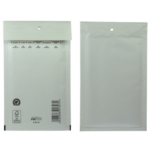 Enveloppes à bulles d'air Ft 120 x 215 mm avec bande adhésive, blanc, boîte de 200 pièces