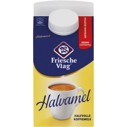 Friesche Vlag Halvamel lait concentré, paquet de 455 ml