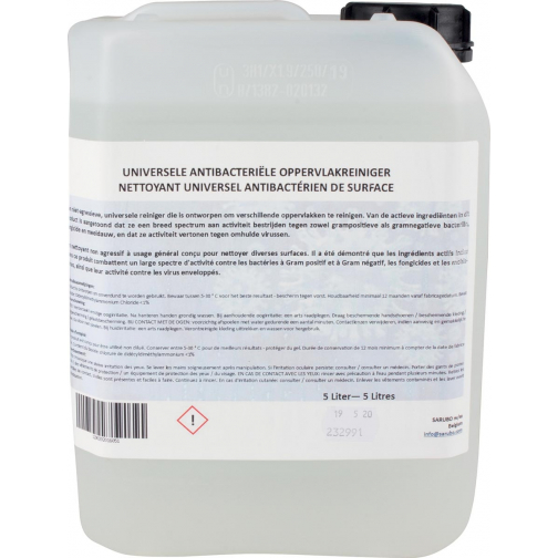 Nettoyant universel antibactérien de surface, bidon de 5 litres