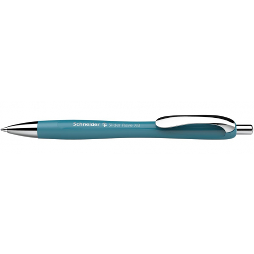 Schneider stylo bille Slider Rave, pointe extra large, encre bleu, teal