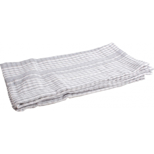 Essuie-mains, ft 50 x 70 cm, gaufrés, gris, paquet de 3 pièces