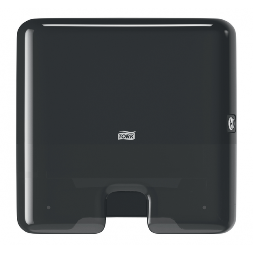 Handdoekdispenser Tork Xpress Mini H2 multifold zwart 552108
