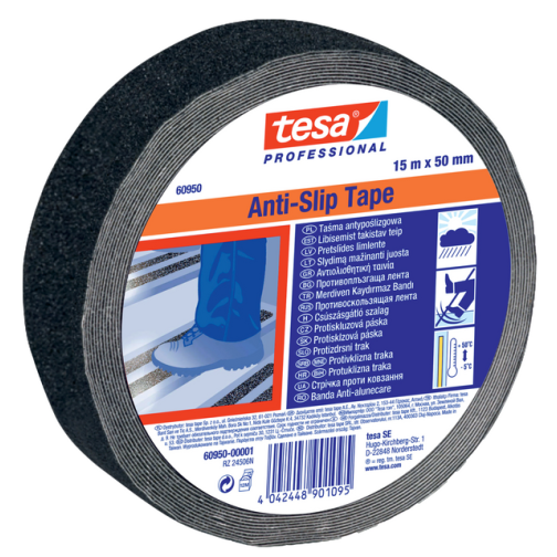 Antisliptape Tesa 60950 50mm x15m zwart