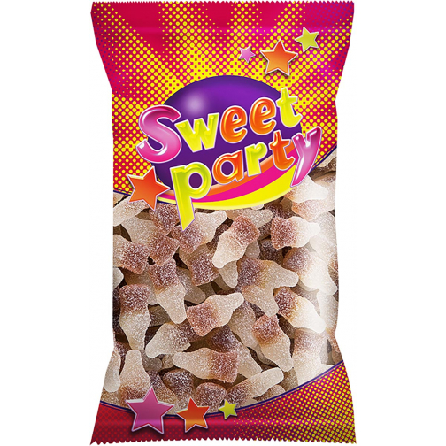 Sweet Party bonbons, bouteilles de cola citric, sac de 75 g