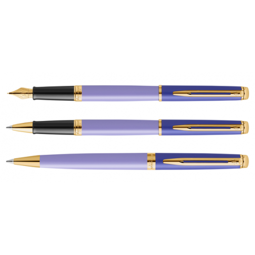 Rollerpen Waterman HÃÂ©misphÃÂ¨re Colour Blocking paars GT fijn