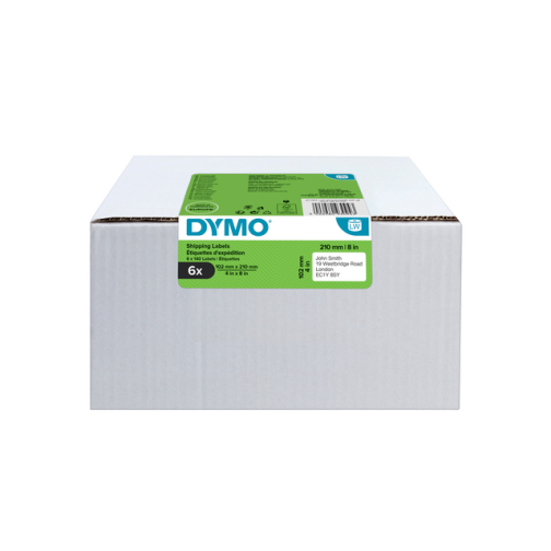 Etiket Dymo 2177565 labelwriter 102mm x210mm verzend wit 6x140stuks