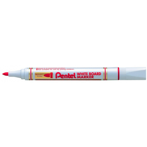 Pentel marqueur pour tableaux blancs MW85, rouge