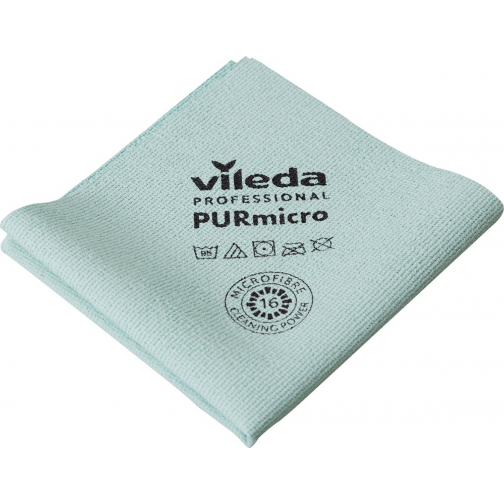 Vileda chiffon en microfibres Purmicro Active, paquet de 5 pièces, vert