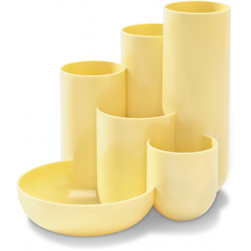 Han plumier avec 6 compartiments Campus, jaune pastel
