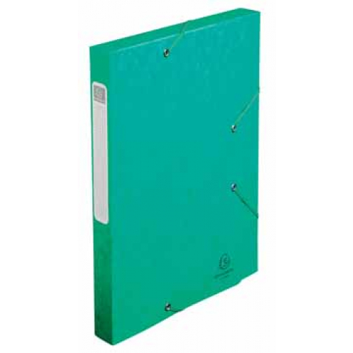 Exacompta Boîte de classement Cartobox dos de 2,5 cm, vert, épaisseur 5/10e
