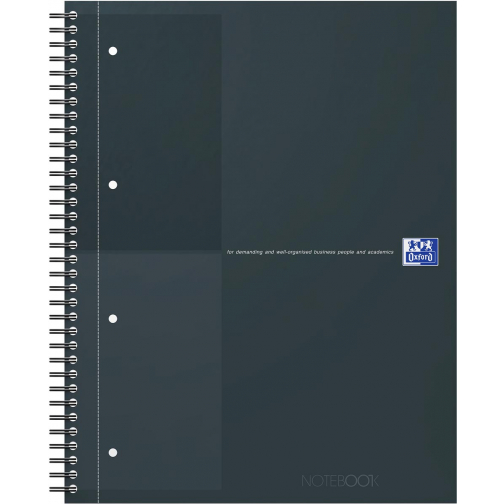 Oxford INTERNATIONAL notebook Action 30 ans, 160 pages, ft A4+, ligné, noir