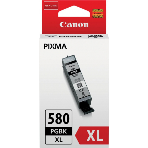 Canon cartouche d'encre PGI-580 PGBK XL, 400 pages, OEM 2024C001, noir