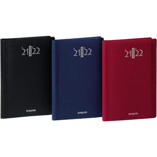 Brepols journal de classe Student Seta, noir-bleu-bordeaux, 2025-2026