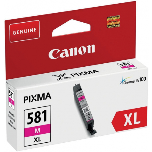 Canon cartouche d'encre CLI-581M XL, 225 photos, OEM 2050C001, magenta