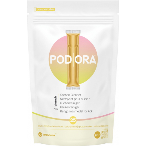 PodOra nettoyant cuisine pods, paquet de 25 pièces