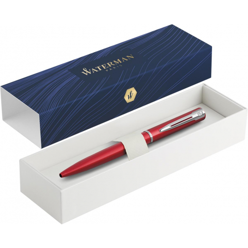 Waterman stylo bille Allure, pointe moyenne, giftbox, rood