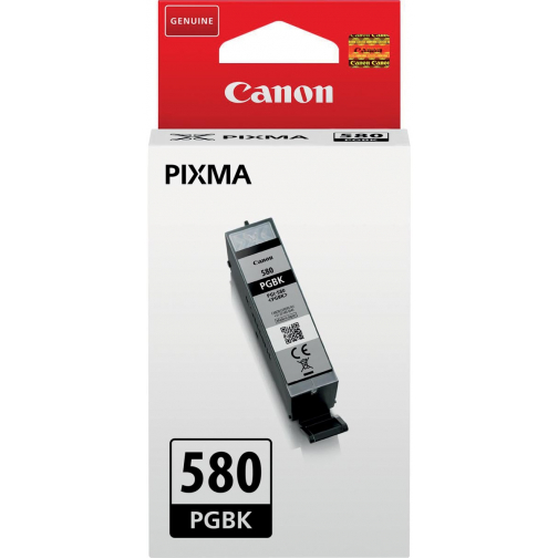 Canon cartouche d'encre PGI-580 PGBK, 200 pages, OEM 2078C001, noir