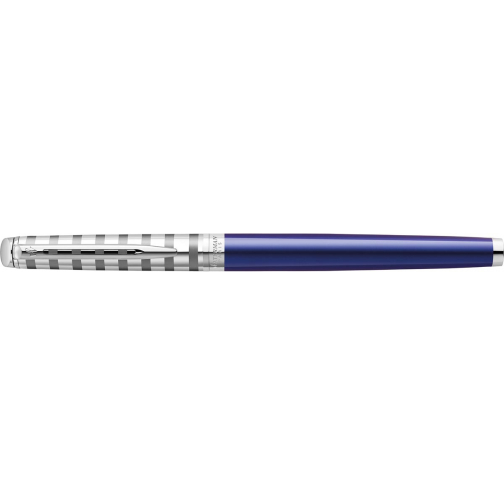 Waterman stylo plume Hémisphère Deluxe Marine Blue avec détail en palladium