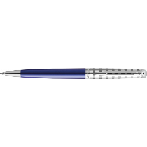 Waterman stylo bille Hémisphère Deluxe Marine Blue avec détail en palladium