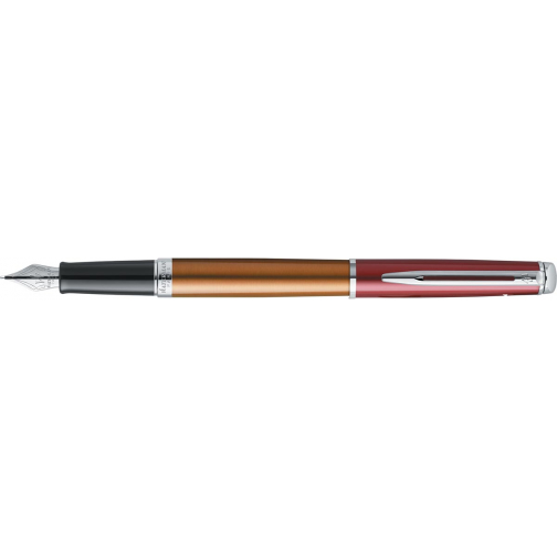 Waterman stylo plume avec pointe fine Hémisphère Vermillon avec détail en palladium