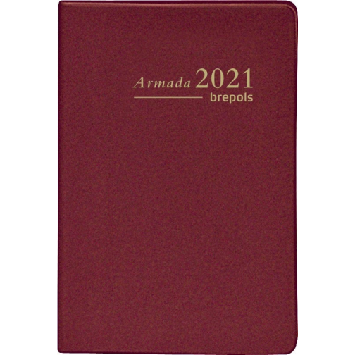 Brepols agenda Armada Seta 4 langues, bordeaux, 2026