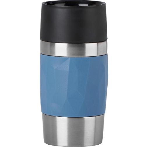 Emsa Travel Mug Compact tasse thermos, 0,3 l, bleu