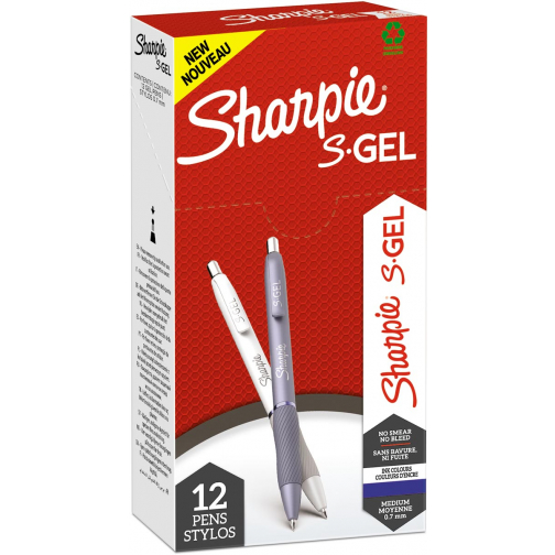 Sharpie S-gel roller fashion mix, pointe moyenne