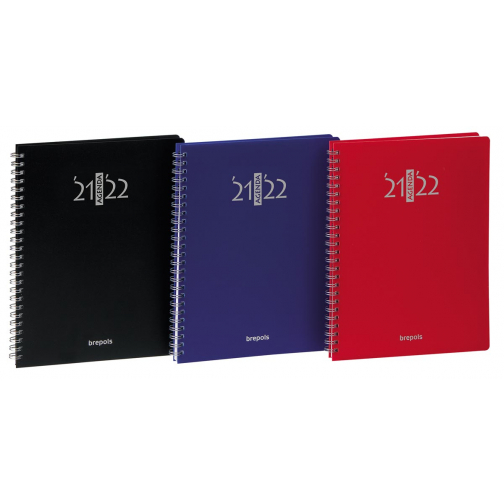 Brepols journal de classe Prevision Polyprop couleurs assorties, 2025-2026